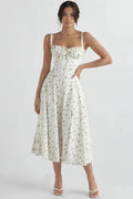 Mia | Stylish Floral Corset Summer Dress 0