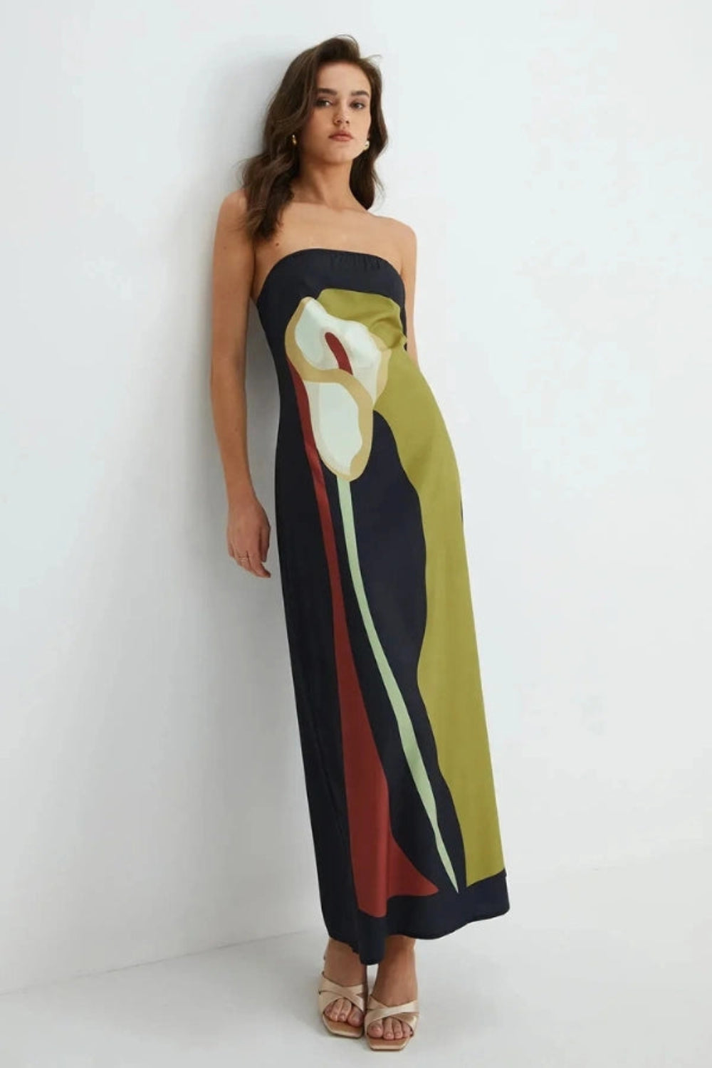 Mia | Stylish Strapless Maxi Dress for Women 3