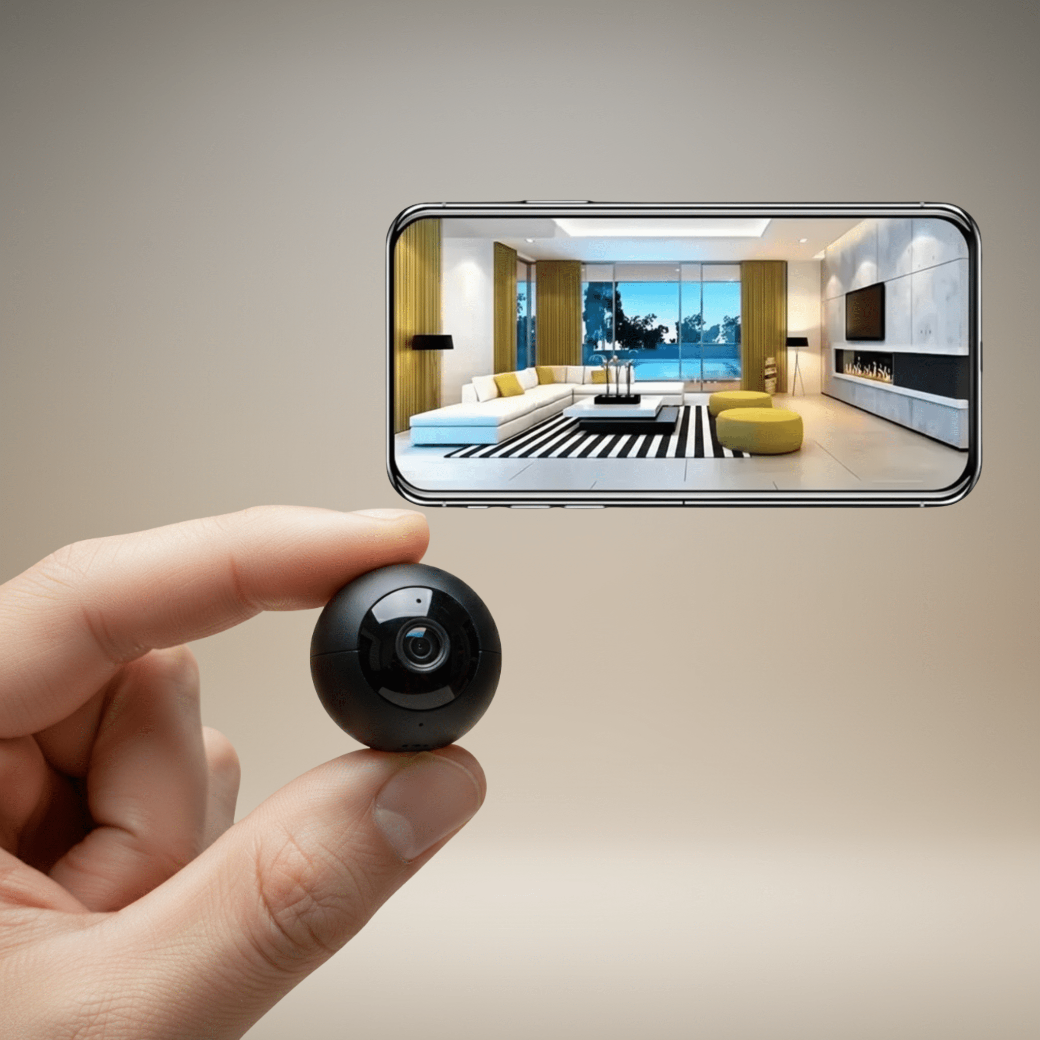 SecureCam Mini | 1080P HD Wireless Security Camera with Night Vision ? Compact Design for Enhanced Home Security