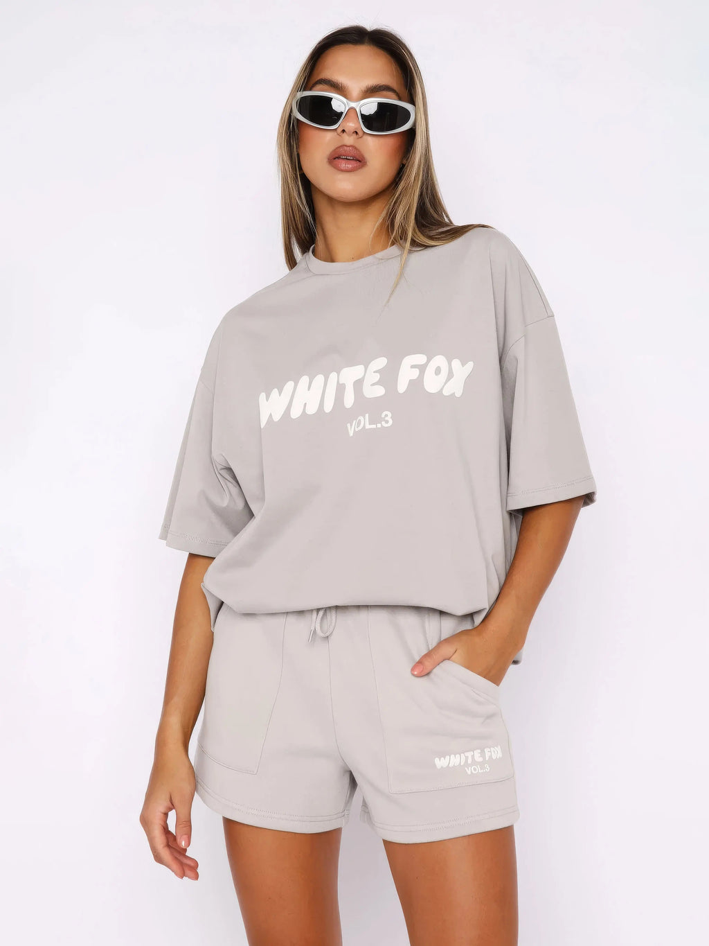 Oversized Co Ord Set Women | Graphic Tee & Shorts Matching Set
