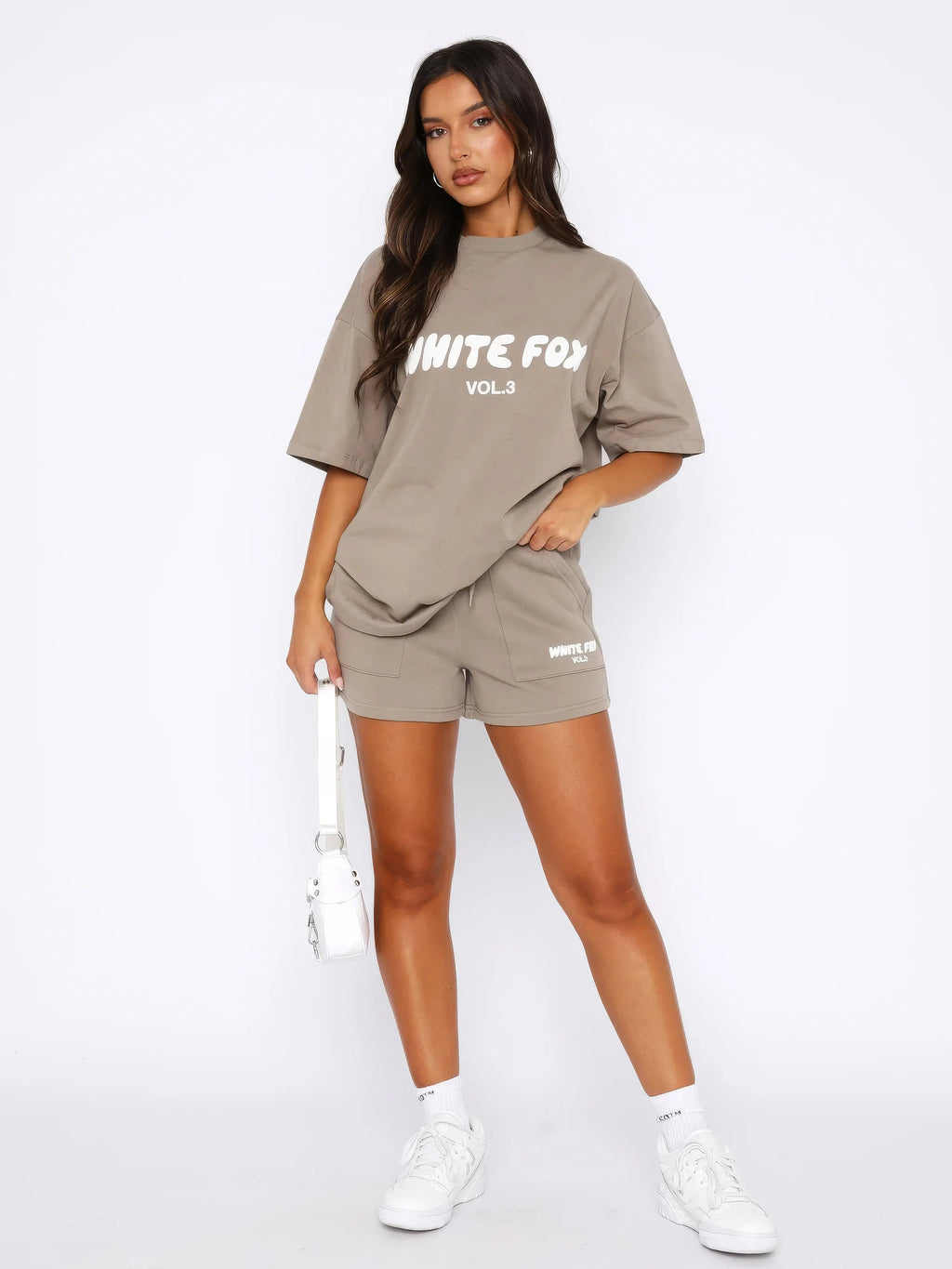 Oversized Co Ord Set Women | Graphic Tee & Shorts Matching Set