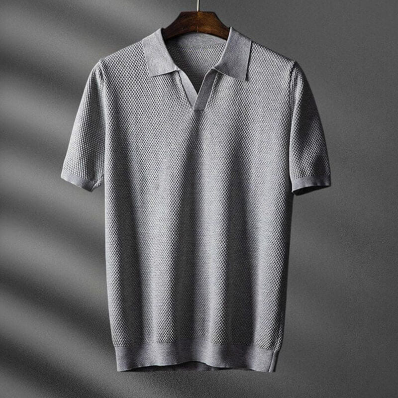 Polo Men | Textured Knit & Smart Casual Collar Design