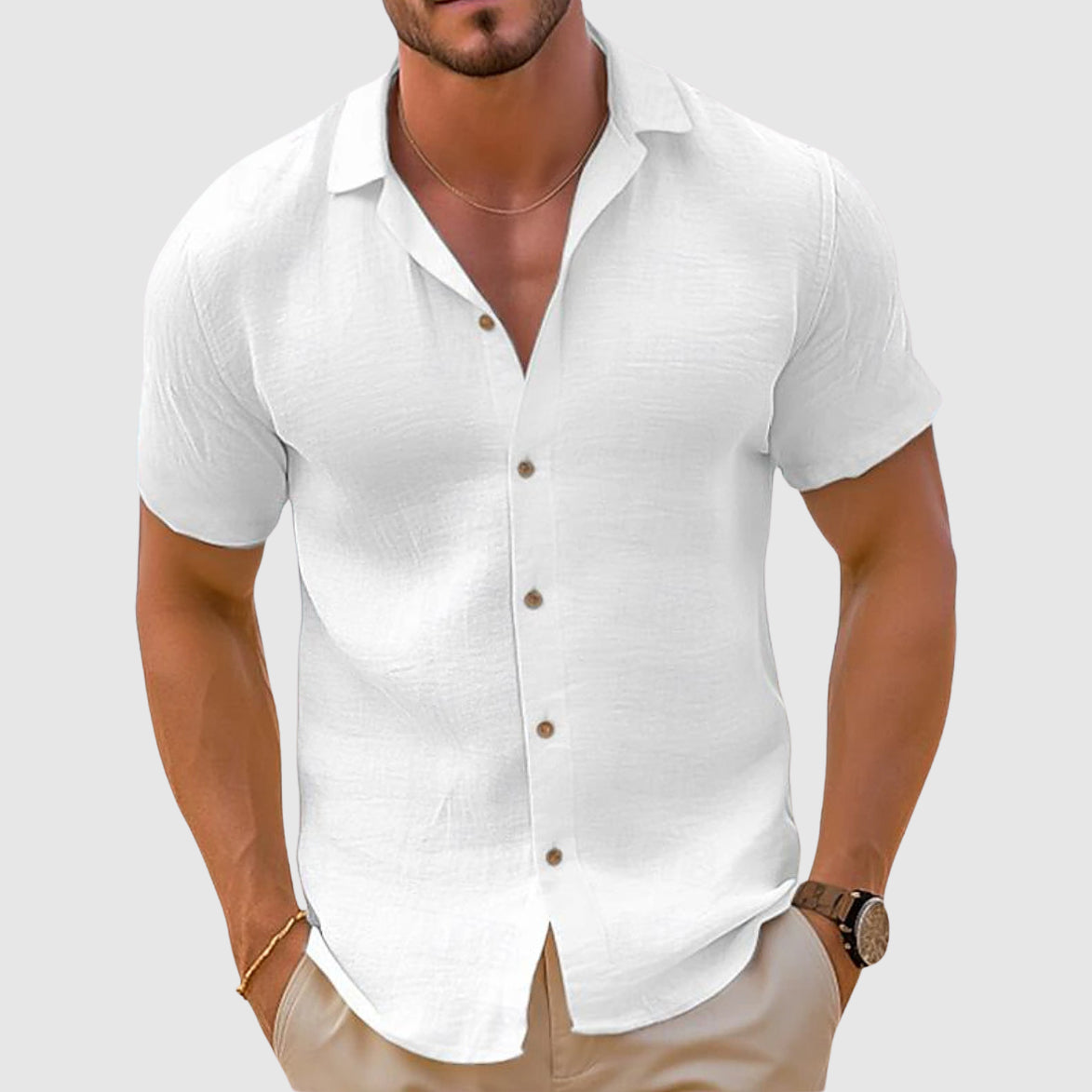 Polo Shirt Men | Classic Collar & Breathable Short-Sleeve Design