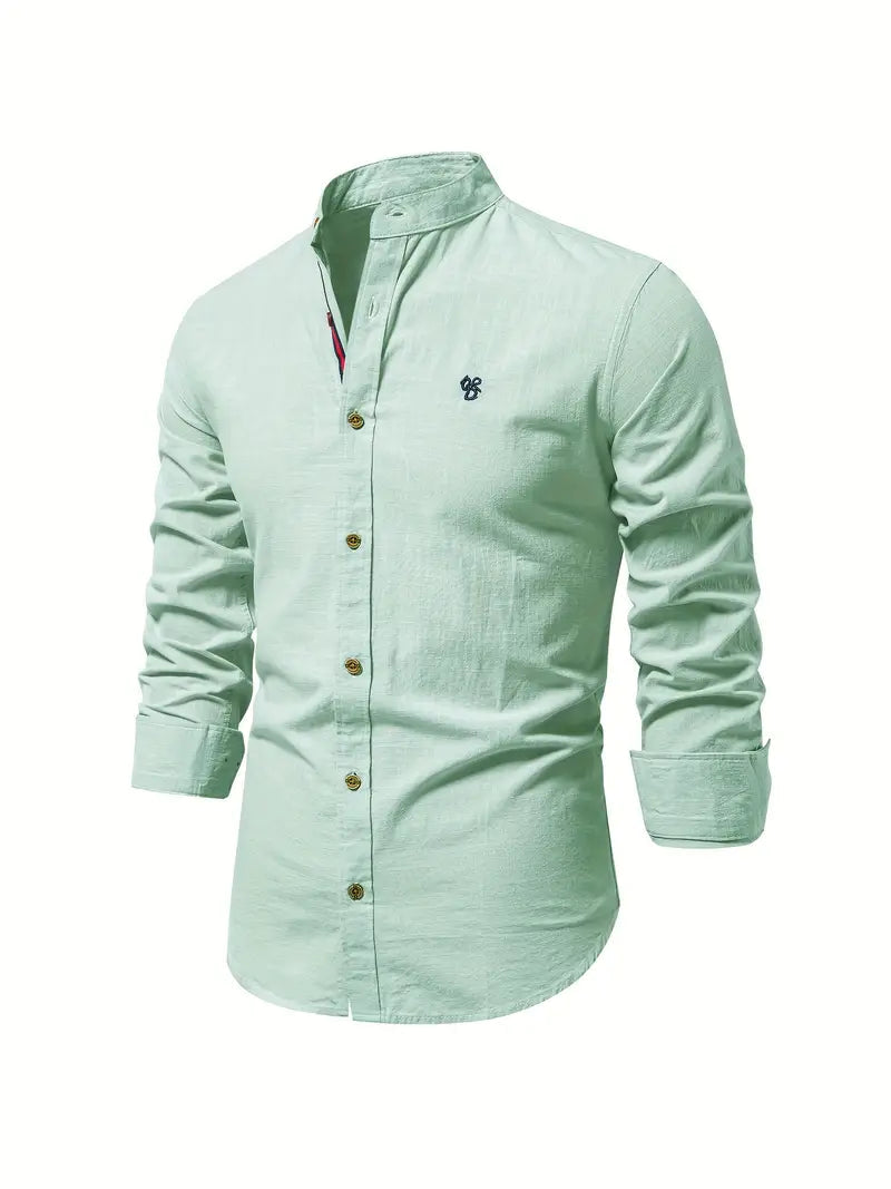 Polo Shirt Men | Stand-Up Collar & Smart Casual Button-Front