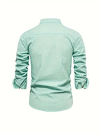 Polo Shirt Men | Stand-Up Collar & Smart Casual Button-Front