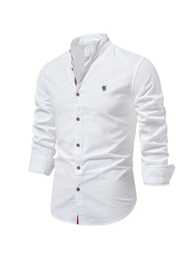 Polo Shirt Men | Stand-Up Collar & Smart Casual Button-Front