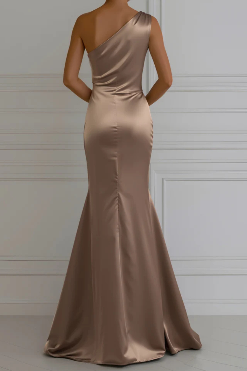 Samantha | Chic One-Shoulder Women's Maxi Dress for Formal Events