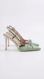 Satin Bow Pumps Women UK – Evening Footwear Smart Casual Office Wear 9