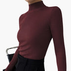 Sophia | Chic Ribbed Long Sleeve Women's Top 3