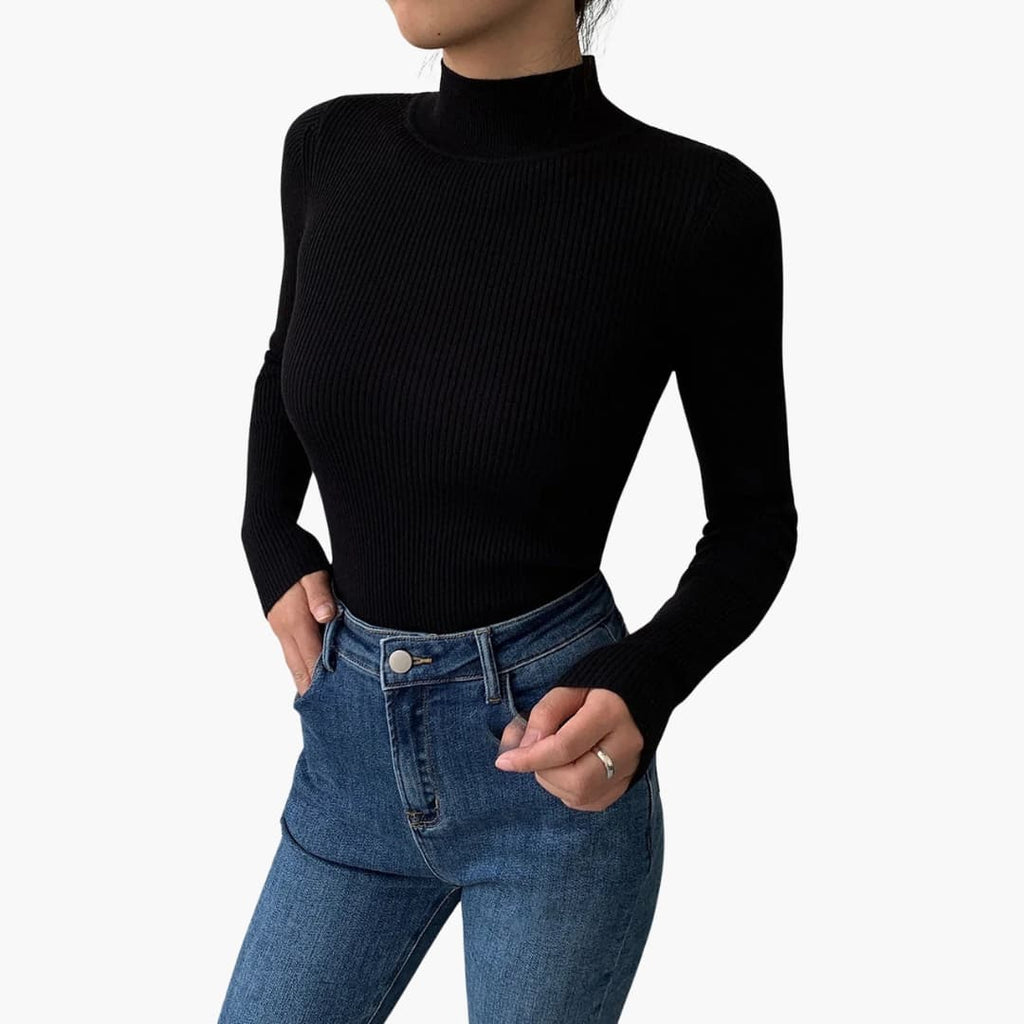 Sophia | Chic Ribbed Long Sleeve Women's Top 6