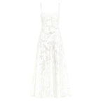 Sophia | Elegant Floral Jacquard Gown for Wedding Guests 5
