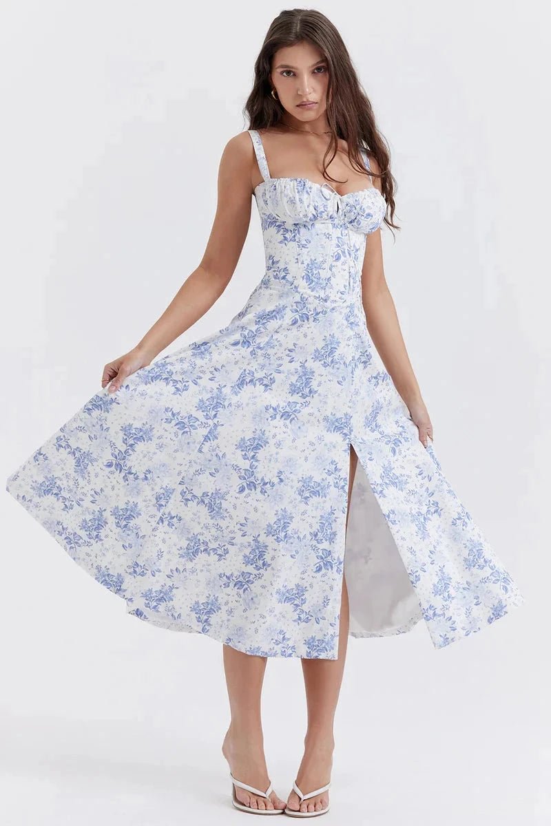Sophia | Elegant Floral Summer Dress for Wedding Guests 11