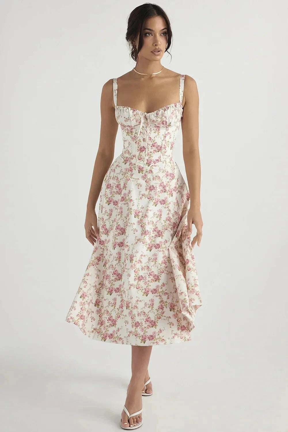 Sophia | Elegant Floral Summer Dress for Wedding Guests 13