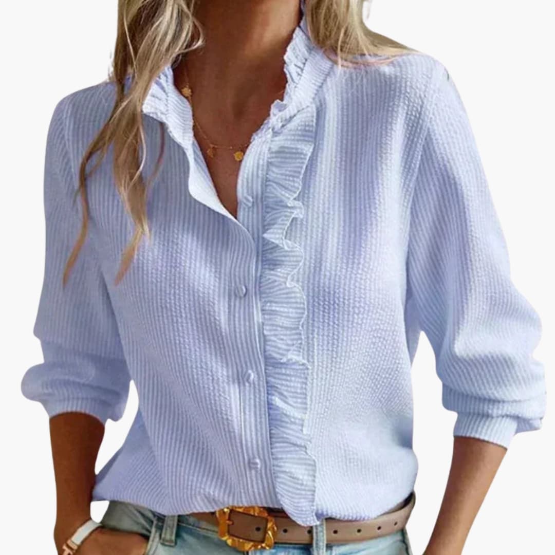 Sophie | Chic Smooth Long Sleeve Blouse