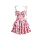 Sophie | Romantic Floral Tiered Summer Dress for Wedding Guests
