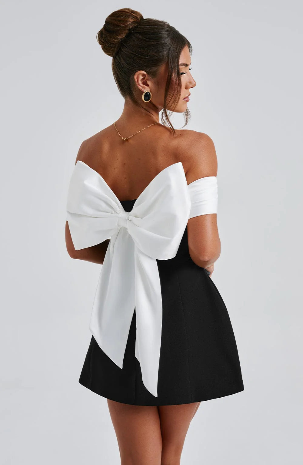 Sophie | Chic Black Cocktail Dress for Wedding Guests 3