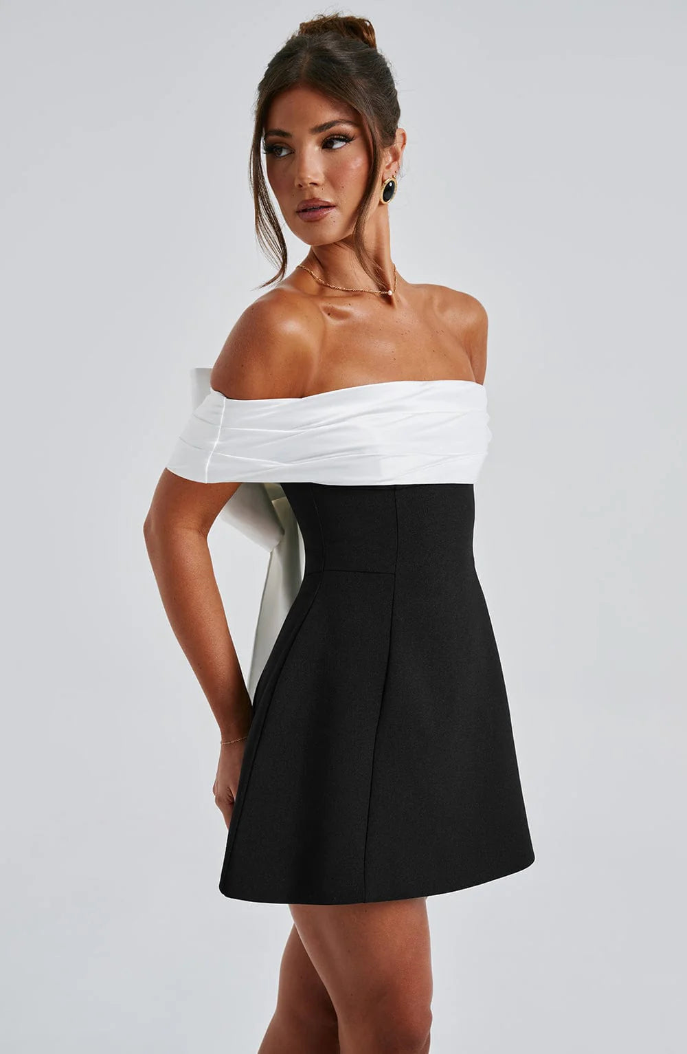Sophie | Chic Black Cocktail Dress for Wedding Guests 4