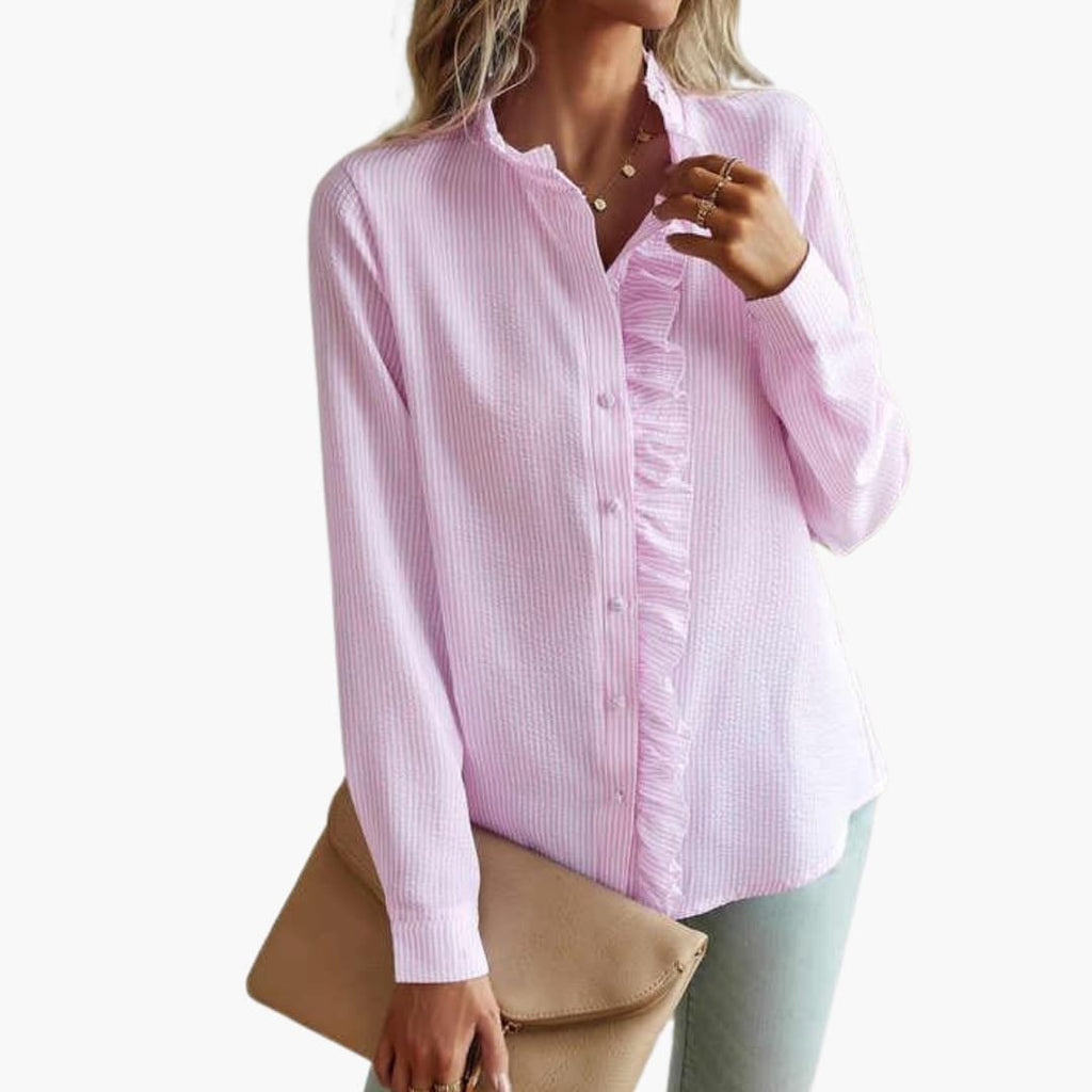 Sophie | Chic Smooth Long Sleeve Blouse 3