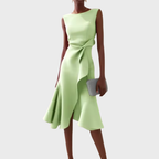 Sophie | Elegant Asymmetric Midi Wedding Guest Dress 7