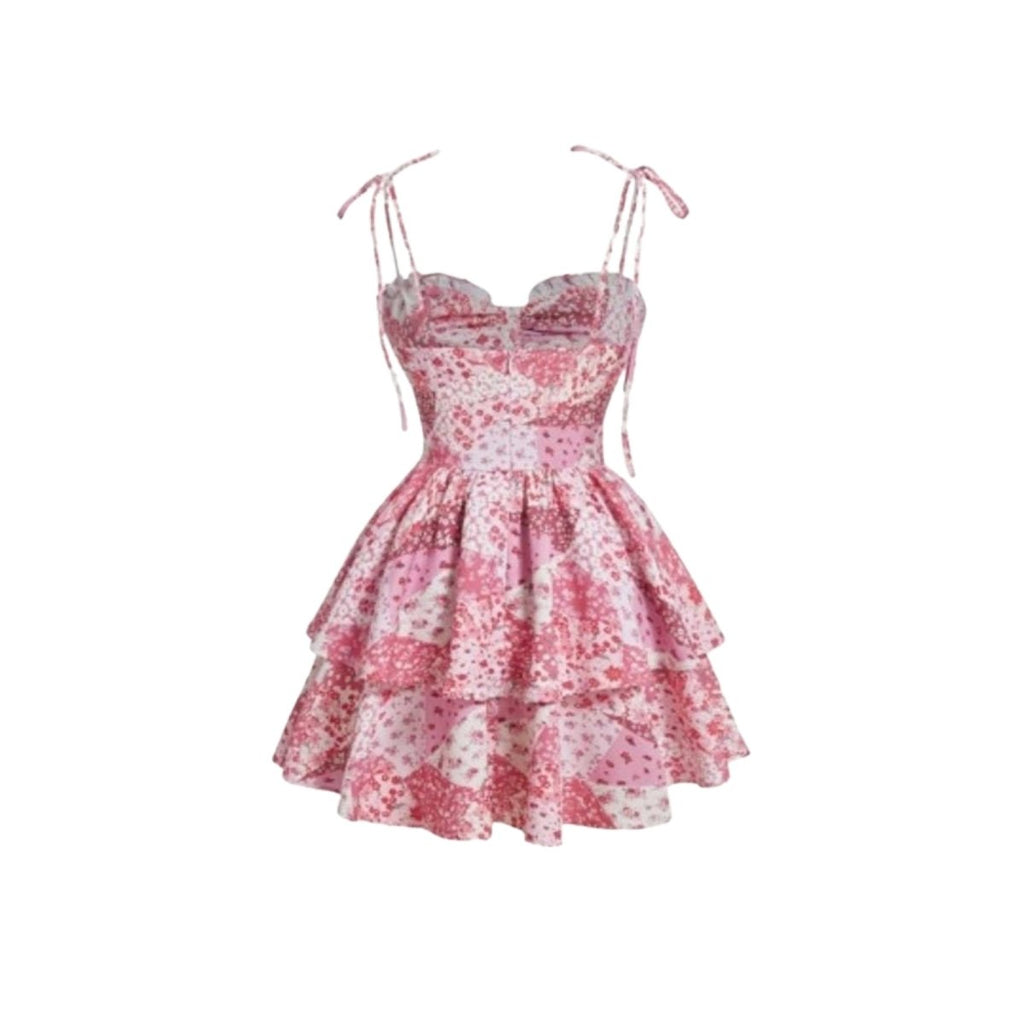 Sophie | Romantic Floral Tiered Summer Dress for Wedding Guests 4