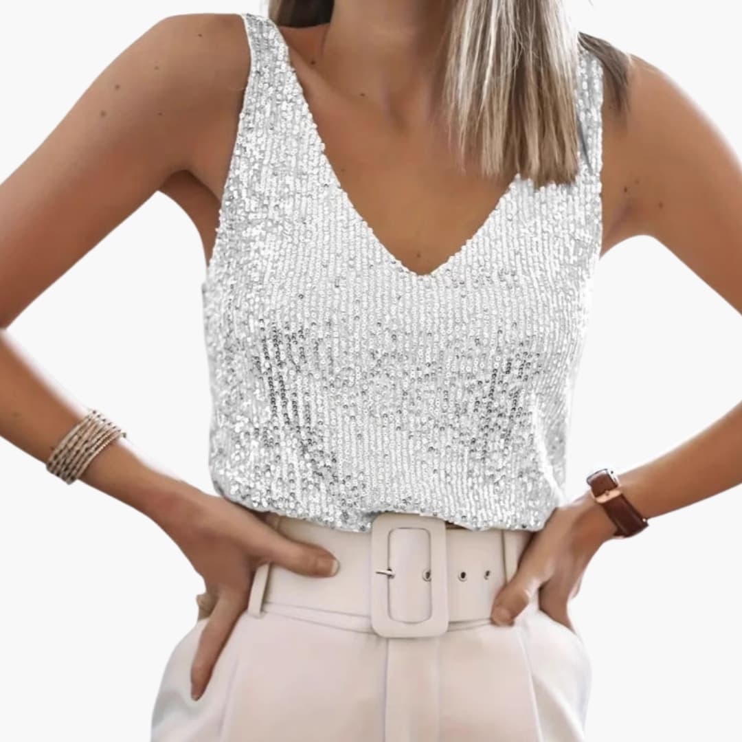 Sophie | Shimmering Stylish Sequin Top 2