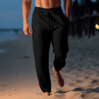 Summer Pants Men | Drawstring Waist & Relaxed Lightweight Casual Design