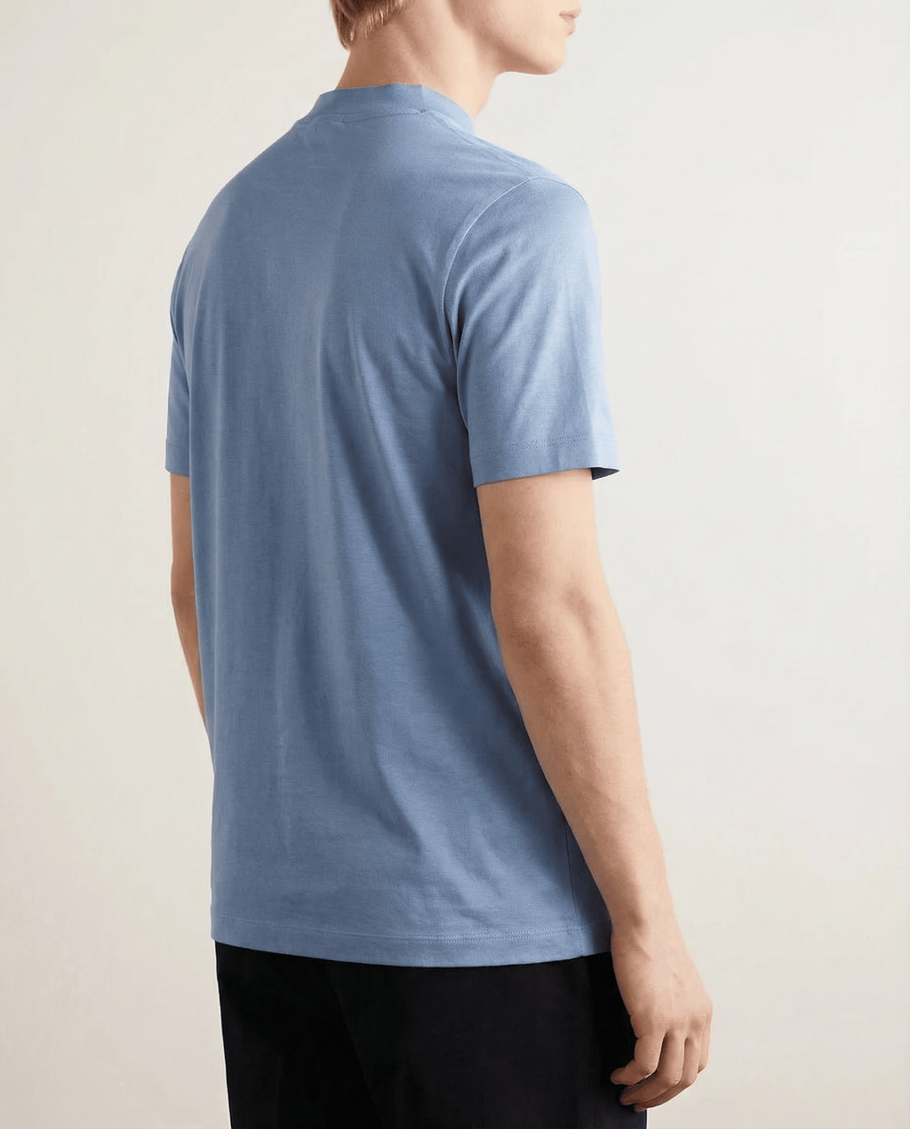 T Shirt Men's | Sleek Mock Neck & Luxury Finish