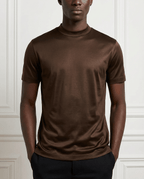 T Shirt Men's | Sleek Mock Neck & Luxury Finish