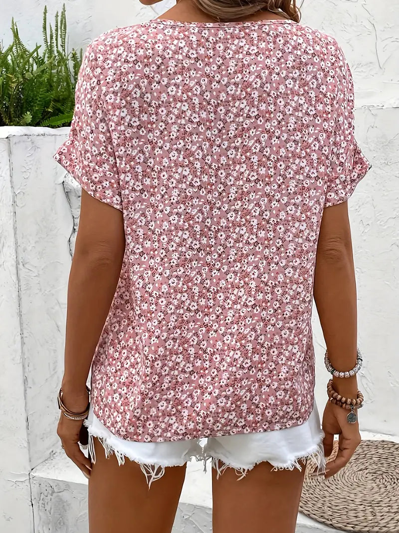 Top Women | Floral Button-Front & Relaxed Summer Everyday Style