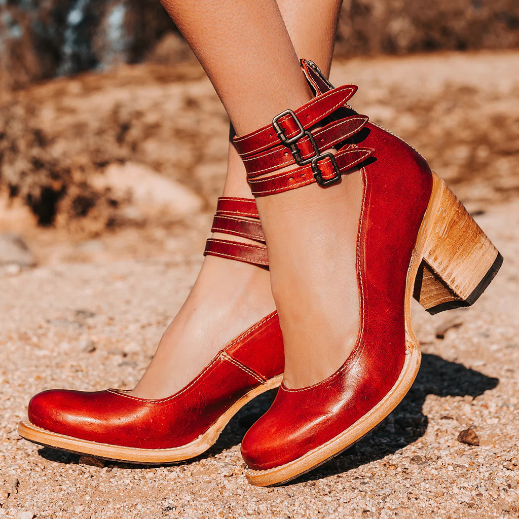 Verona | Vintage Strappy Ankle Strap Heels 11