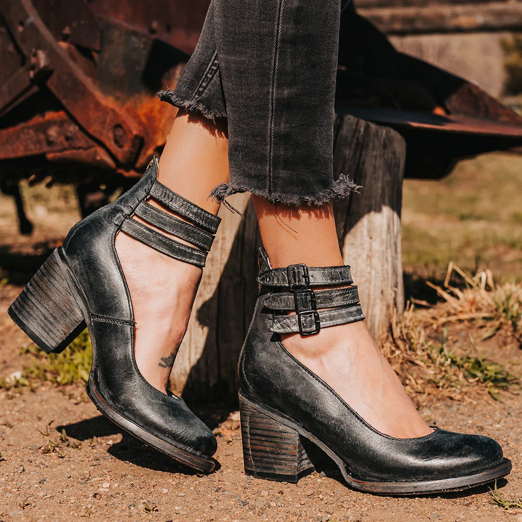 Verona | Vintage Strappy Ankle Strap Heels 13