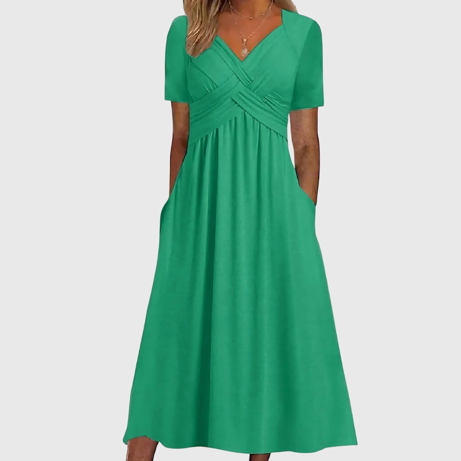 Viola™ | Midi Dress with Tummy Control 0