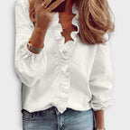 White Blouse for Women UK – Smart Casual Office Holiday Wear 0