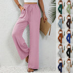 Wide Leg Drawstring Trousers Women's | Relaxed Fit & Effortless Summer Style