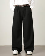 Wide Leg Trousers Men's | Relaxed Fit & Smart Casual Style