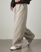 Wide Leg Trousers Men's | Relaxed Fit & Smart Casual Style