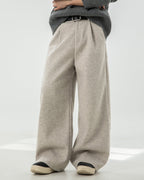 Wide Leg Trousers Men's | Relaxed Fit & Smart Casual Style