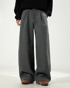 Wide Leg Trousers Men's | Relaxed Fit & Smart Casual Style