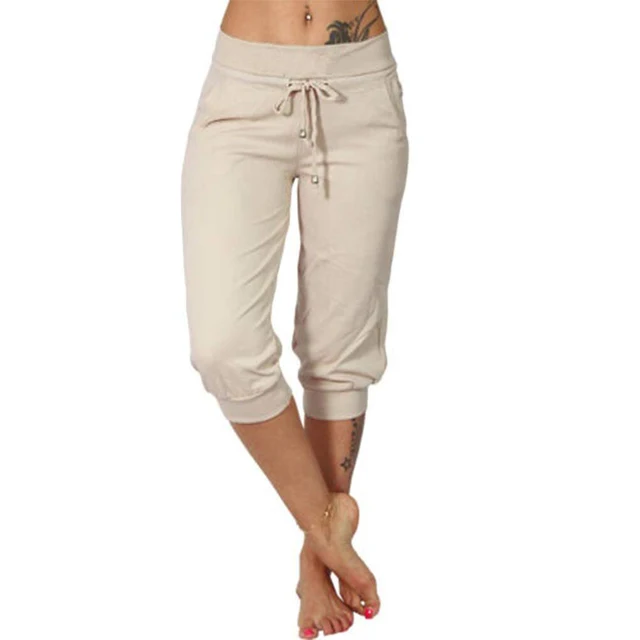 Women's Capri Trousers | Drawstring Waist 0