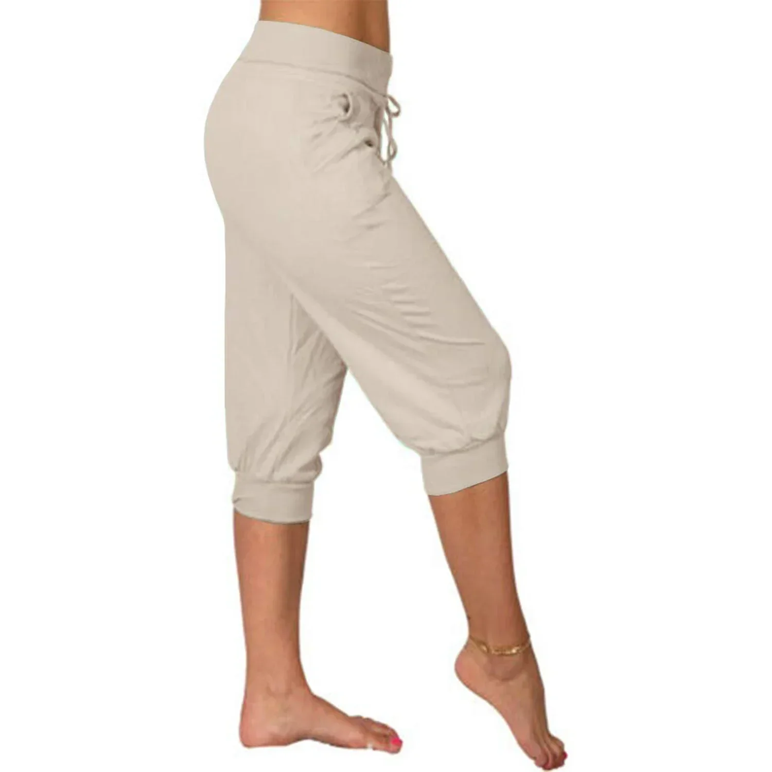 Women's Capri Trousers | Drawstring Waist 2