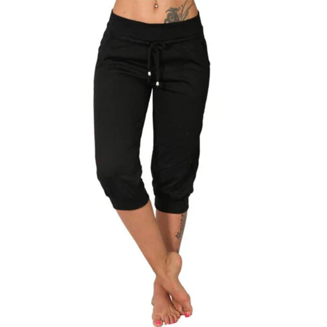 Women's Capri Trousers | Drawstring Waist 4