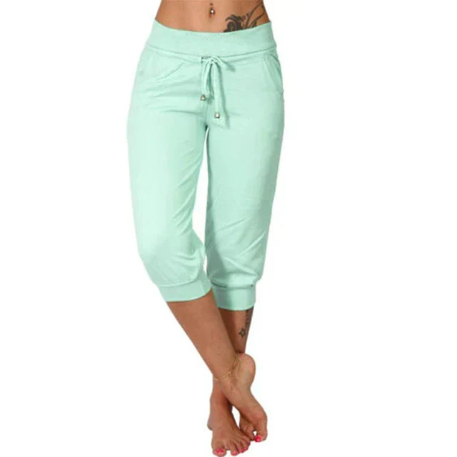 Women's Capri Trousers | Drawstring Waist 7