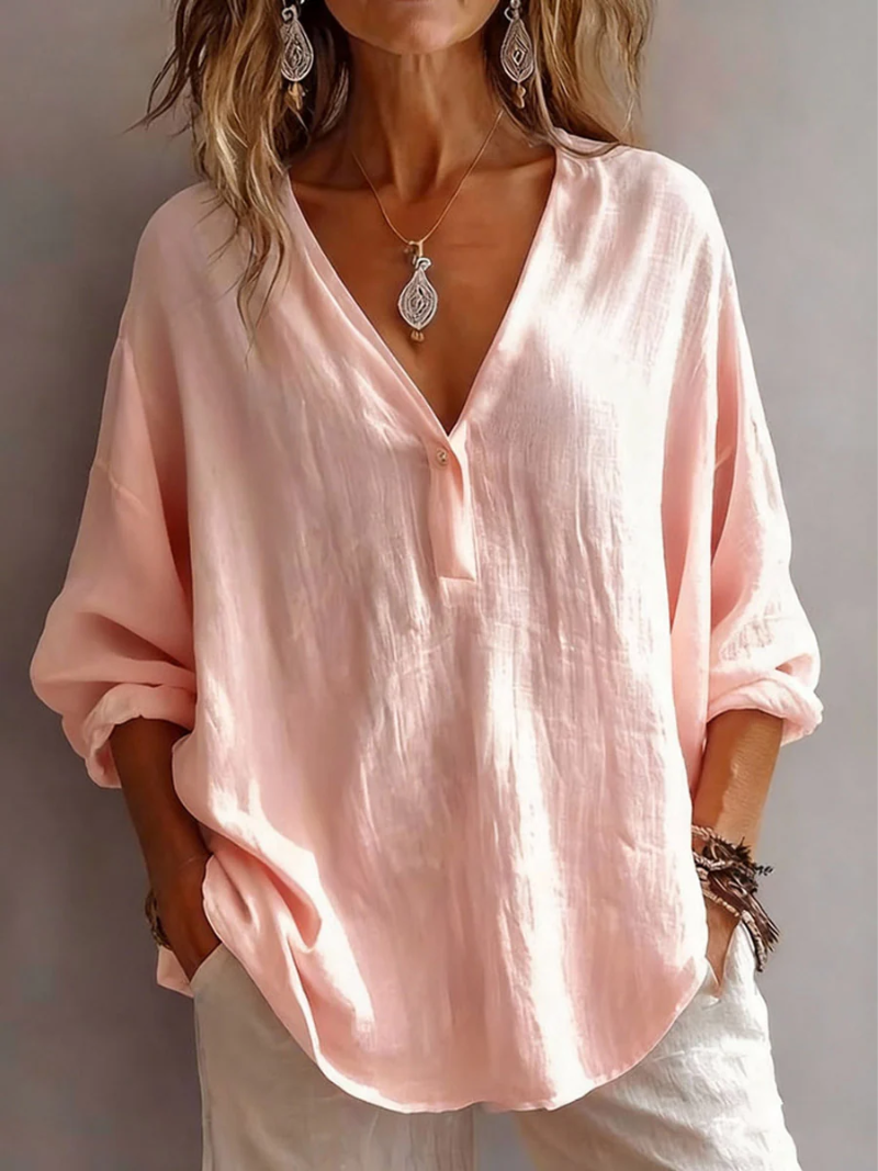Women's Daily Blouse with Simple Design and Comfortable Fit 0