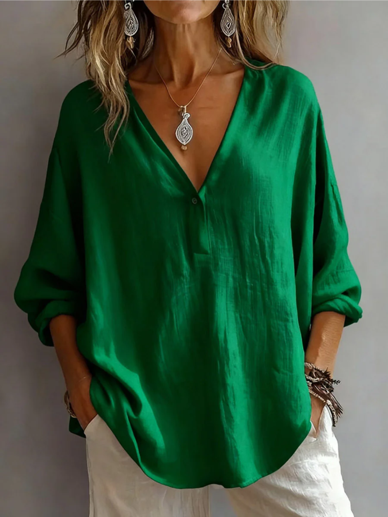 Women's Daily Blouse with Simple Design and Comfortable Fit 1