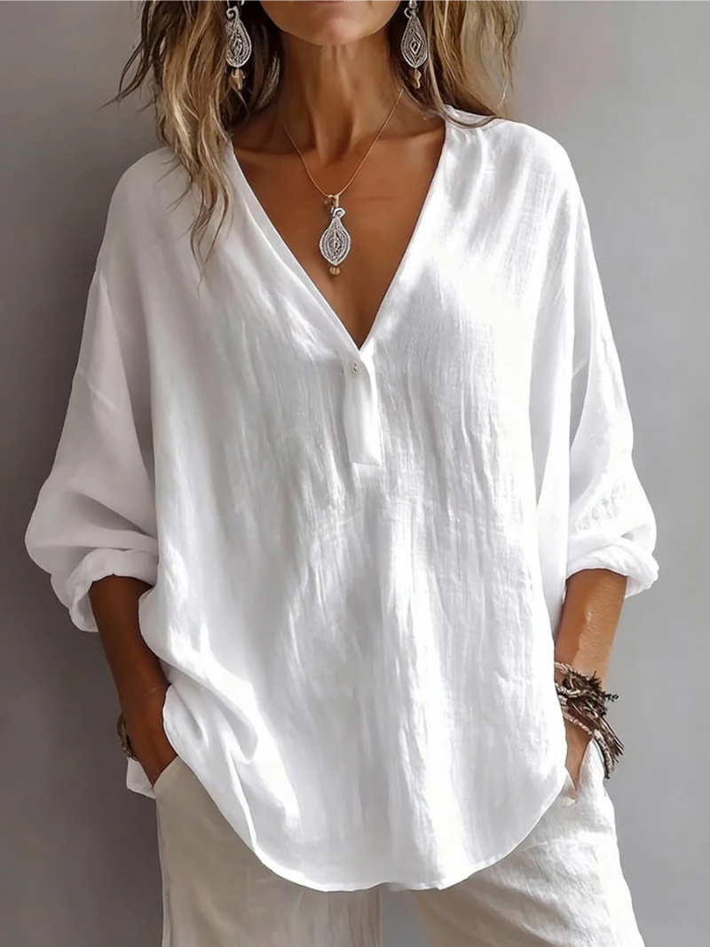 Women's Daily Blouse with Simple Design and Comfortable Fit 3