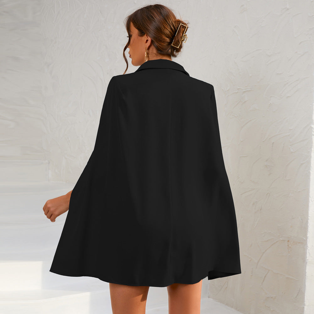 Cape Dress Women | Double Breasted & Tailored Power Dressing Style