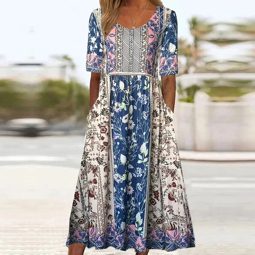 Women’s Dress | Boho Print Midi 2