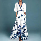 Women's Dress | Floral Maxi Wrap Style 1