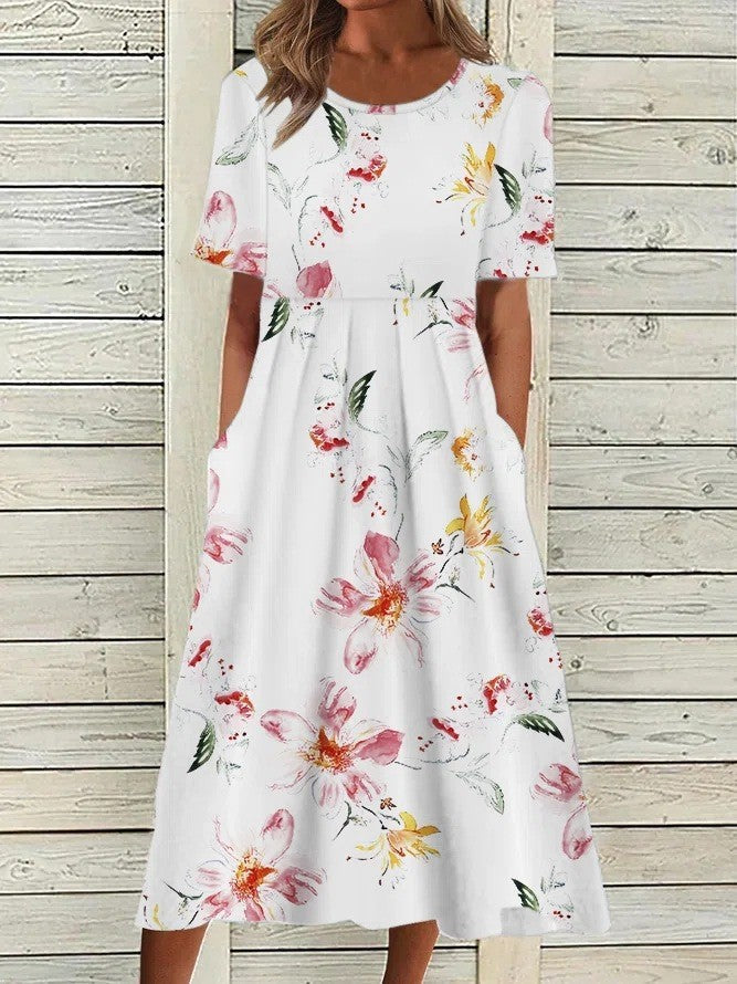 Women’s Dress | Printed Floral Midi 2