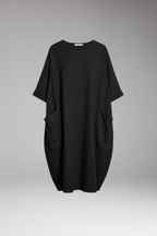 Women's Dress with Round Neckline and Short Sleeves 1